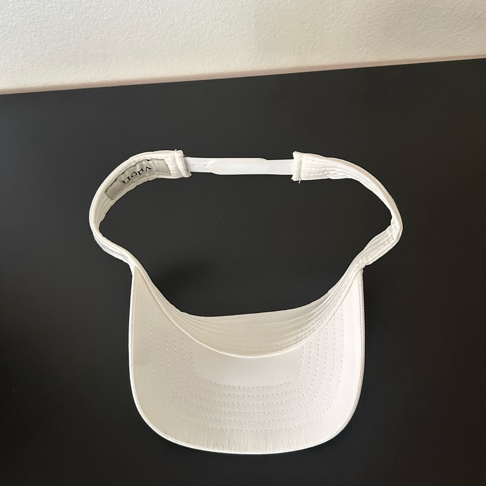 Vuori White Performance Visor Adjustable Athletic… - image 7